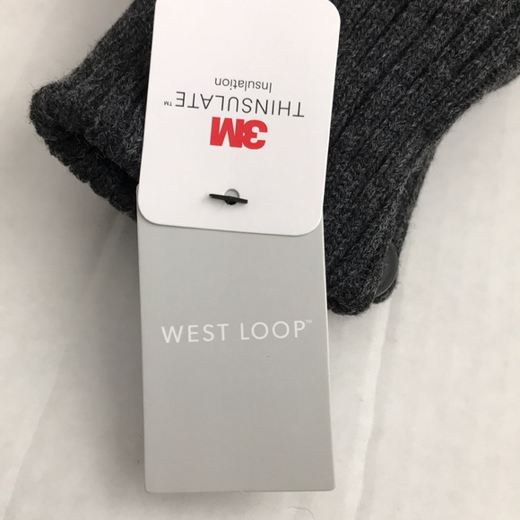WEST LOOP 3M THINSULATE Insulation Faux Suede Gloves - Picture 6 of 6